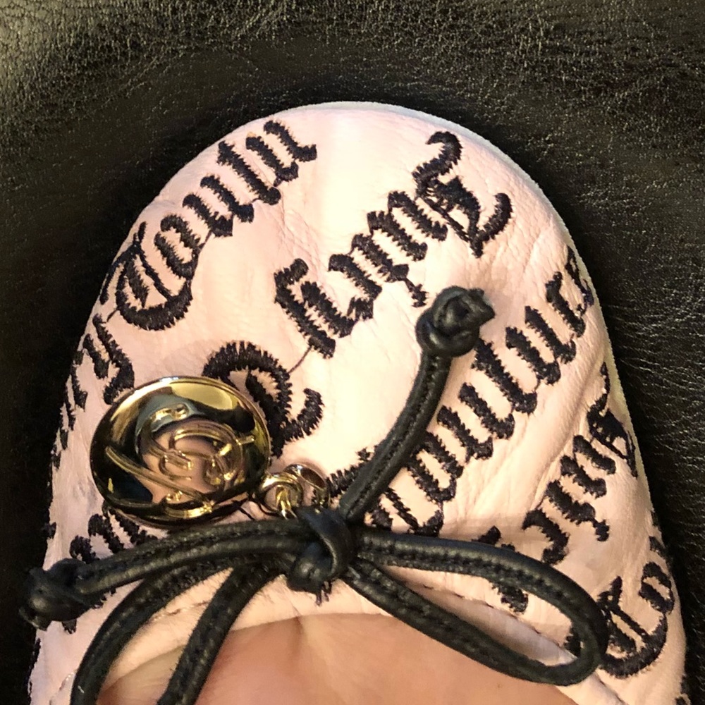 RARE Juicy Couture Light Pink Scrunch Ballet Fats